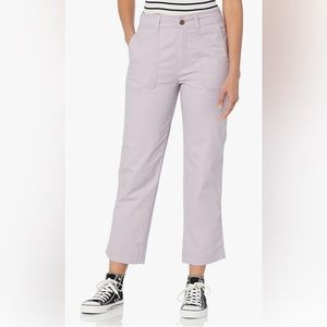 GAP High Rise Straight Khaki Pink Ankle Pants NWT Size 2 pale lilac